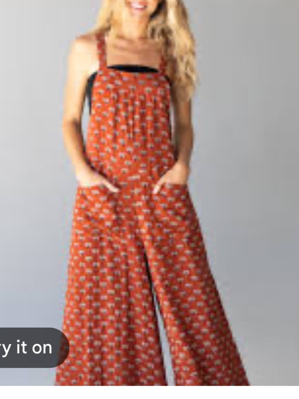 Natural Life M Dakota Cotton Tie Overalls